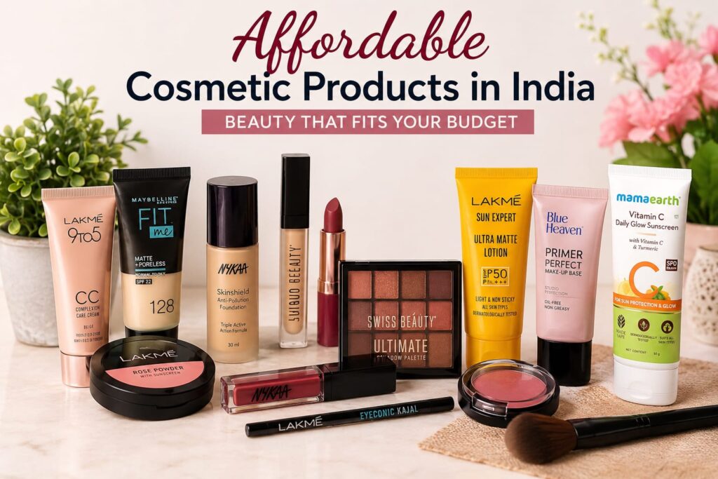Affordable Cosmetic Products in India